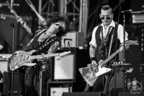 Hollywood Vampires avec  Alice Cooper, Johnny Depp, and Joe Perry Hellfest