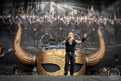 il s'agit du concert Amon Amarth au Hellfest 2023 festival métal à Clisson