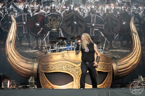 il s'agit du concert Amon Amarth au Hellfest 2023 festival métal à Clisson