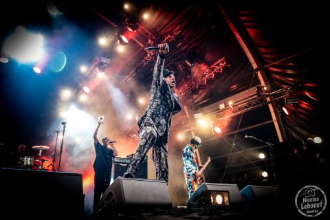 il s'agit du concert Fishbone au Hellfest 2023 festival métal à Clisson