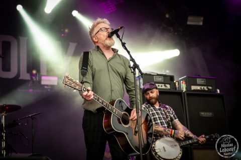 il s'agit du concert Flogging Molly au Hellfest 2023 festival métal à Clisson