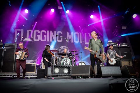 il s'agit du concert Flogging Molly au Hellfest 2023 festival métal à Clisson