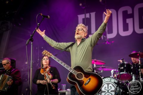 il s'agit du concert Flogging Molly au Hellfest 2023 festival métal à Clisson