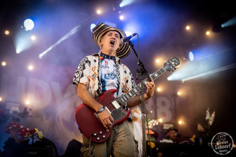 Il s'agit du concert Ludwig Von 88 au Hellfest 2023 festival métal à Clisson