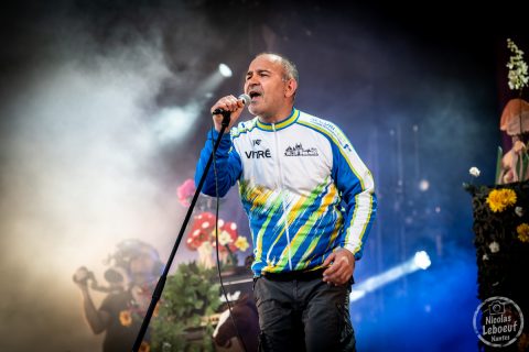 Il s'agit du concert Ludwig Von 88 au Hellfest 2023 festival métal à Clisson
