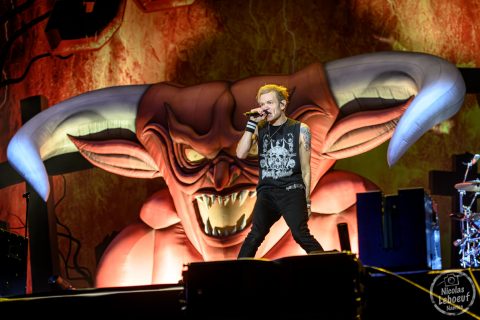 il s'agit du concert Sum 41 au Hellfest 2023 festival métal à Clisson