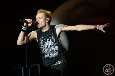 il s'agit du concert Sum 41 au Hellfest 2023 festival métal à Clisson