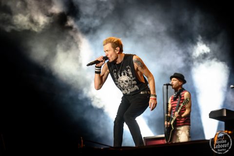 il s'agit du concert Sum 41 au Hellfest 2023 festival métal à Clisson