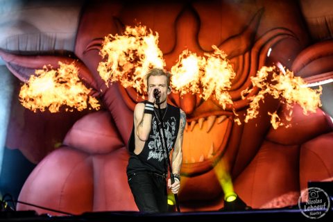 il s'agit du concert Sum 41 au Hellfest 2023 festival métal à Clisson