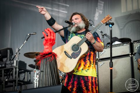 il s'agit du concert Tenacious D avec Jack Black et Kyle Gass au Hellfest 2023 festival métal à Clisson