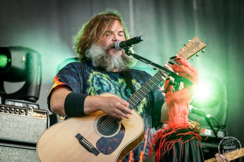 il s'agit du concert Tenacious D avec Jack Black et Kyle Gass au Hellfest 2023 festival métal à Clisson