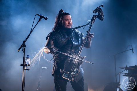 il s'agit du concert The Hu groupe de mongolie au Hellfest 2023 festival métal à Clisson