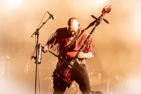 il s'agit du concert The Hu groupe de mongolie au Hellfest 2023 festival métal à Clisson