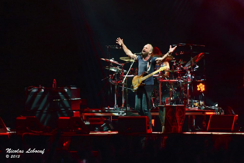 Sting chanteur Police concert Leboeuf Live